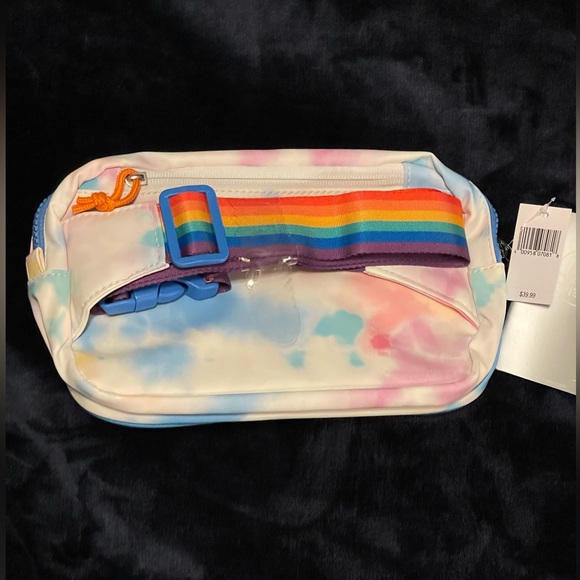 Walt Disney World Fanny Pack Tie Dye Rainbow Castle NWT - Picture 4 of 10